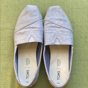 Toms Women’s Classics Dotted Blue Chambray